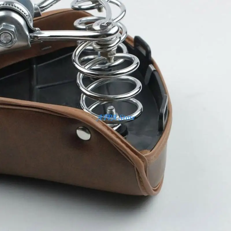 U13C Durability Leather Bicycles Seats Versatiles Bike Saddles Exercise Seats Pad for Mountain and Road Bike