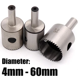 1pcs 4-60mm Serration Ball Knife Saw Hole Drill Bit With Teeth HSS/Alloy Steel Milling Cutter Round Beads Wood Ball Turning Tool