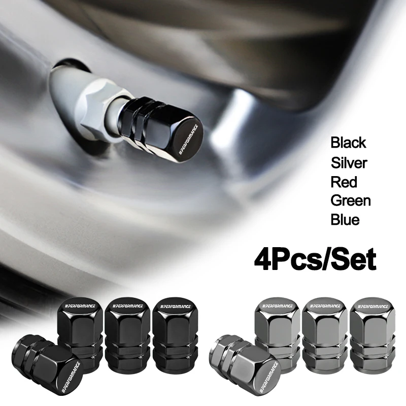 4 قطعة سيارة الإطارات صمام قبعات شعار غطاء معدني حالة الغبار يغطي اكسسوارات لسيارات BMW الأداء F30 F10 X3 X5 X7 E28 E90 F20 E46 E70 #1