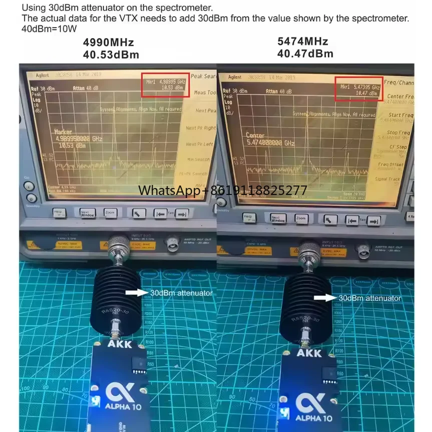 AKK Alpha 10 10 W VTX 5,8 GHz 80 kanałów 10 W Przełączany nadajnik wideo FPV Obsługa inteligentnego dźwięku