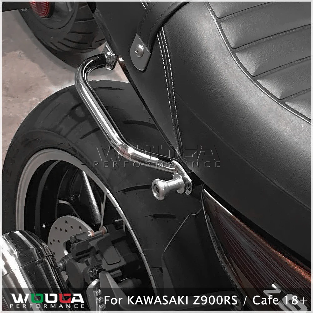 

WOOGA Side Grip Set For Kawasaki Z900RS Z900 RS Cafe Rear Pillion Passenger Seat Grab Bar ZR900 Handle Grab Rail Body Parts