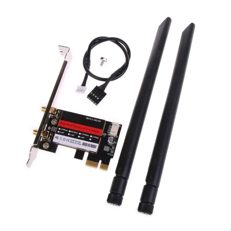 

1200M Wireless Card 7260AC Wifi Adapter Bluetooth-compatible4.0 Wlan Card PCI-E X16 pcie WIFI Adapter Card