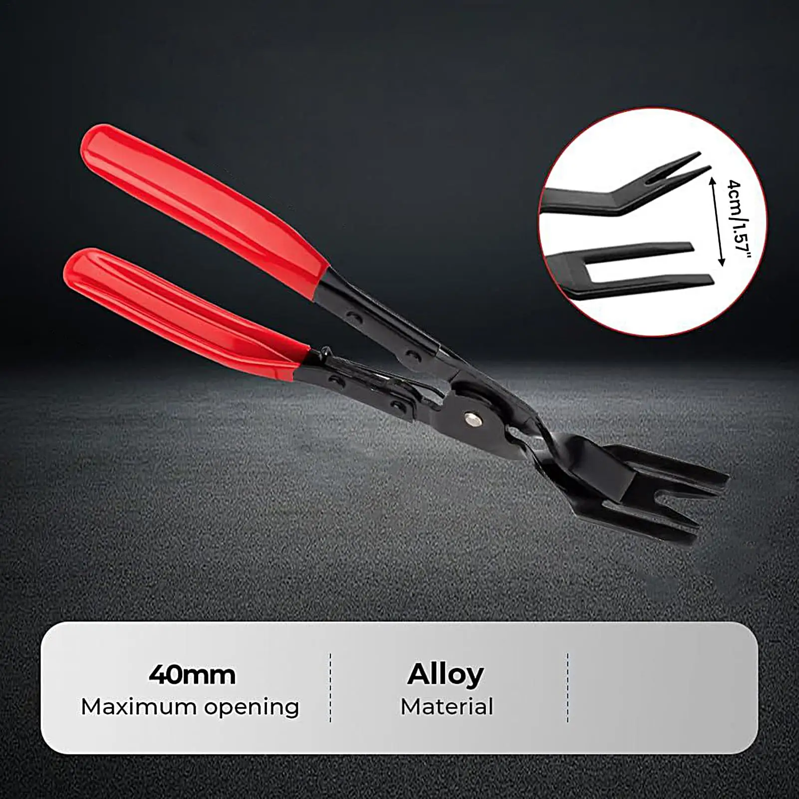 

Car Clip Pliers Disassembly Tools Grooved Automatic Pliers Radial Style Jaw For Automotive Disassembly Trim Clip Removal tool