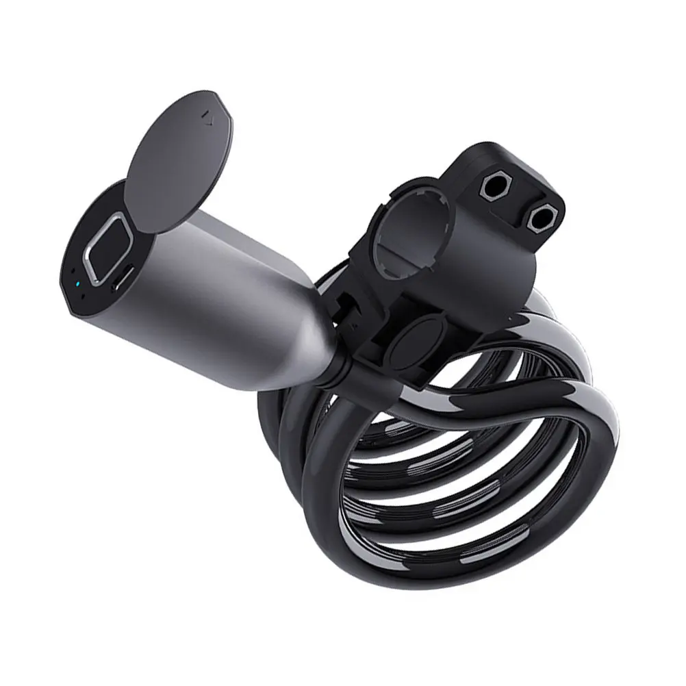 

1Set Fingerprint Bike Lock Heavy Duty Anti-Theft Cable Lock for Bicycles Motorcycles Scooters Skateboards Grills Lawnmowers