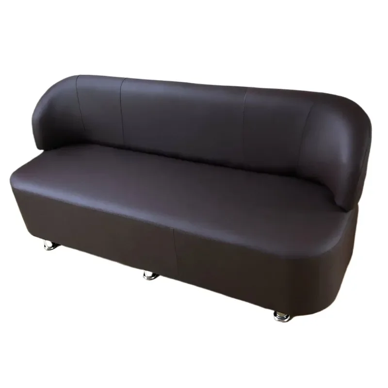 Backrest Shoe Test Stool for Hair Salon Shopping Mall Public Places Nail Salon Long Sofa Internet Celebrity Style Seating