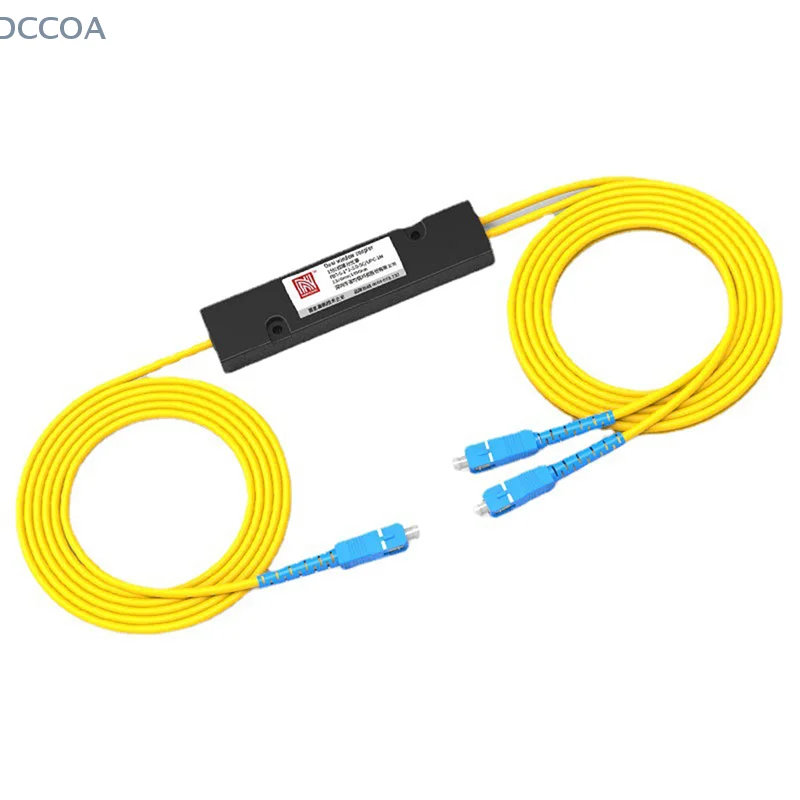 PLC Splitter SC APC 1X2 PLC Singlemode Fiber Optical Splitter SC/UPC PCL  Internal Computer Cable Sleeve