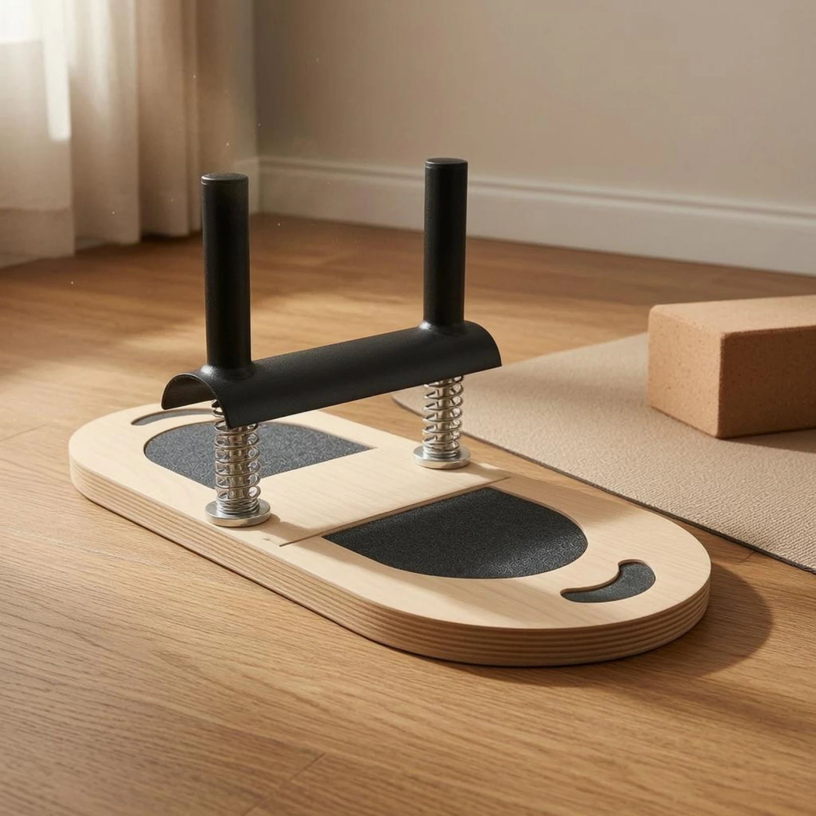 لوح تدريب القدمين الخشبي القاب - مراجعة Balance Board Fitness وسعره