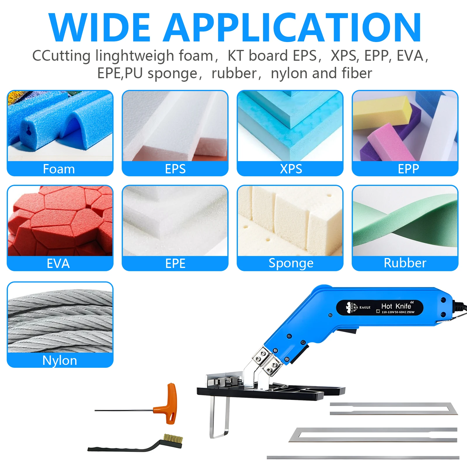 Schaum Cutter Messer Elektrische Schaum Polystyrol Schneiden Maschine Tragbare Styropor Cutter Schaum Heizung Messer Polystyrol Heißer Messer