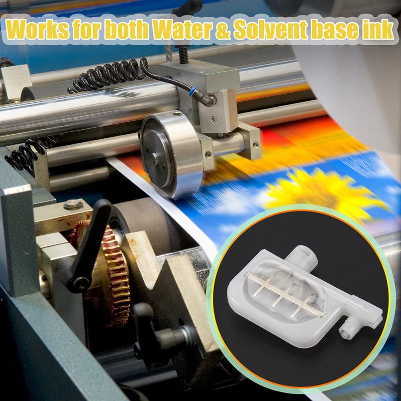 دامبير حبر صاعد مع فلتر صغير ، قلابة لإبسون DX3 ، DX4 ، DX5 ، رأس طباعة ، إبسون 1800 ، R1900 ، 10