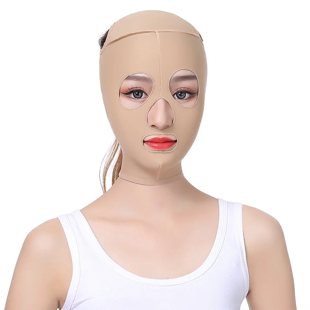 3d Reusable Breathable Beauty Women Anti Wrinkle Face Sleeping Slimming Full Lift V Mask Bandage Shaper Cosmetic