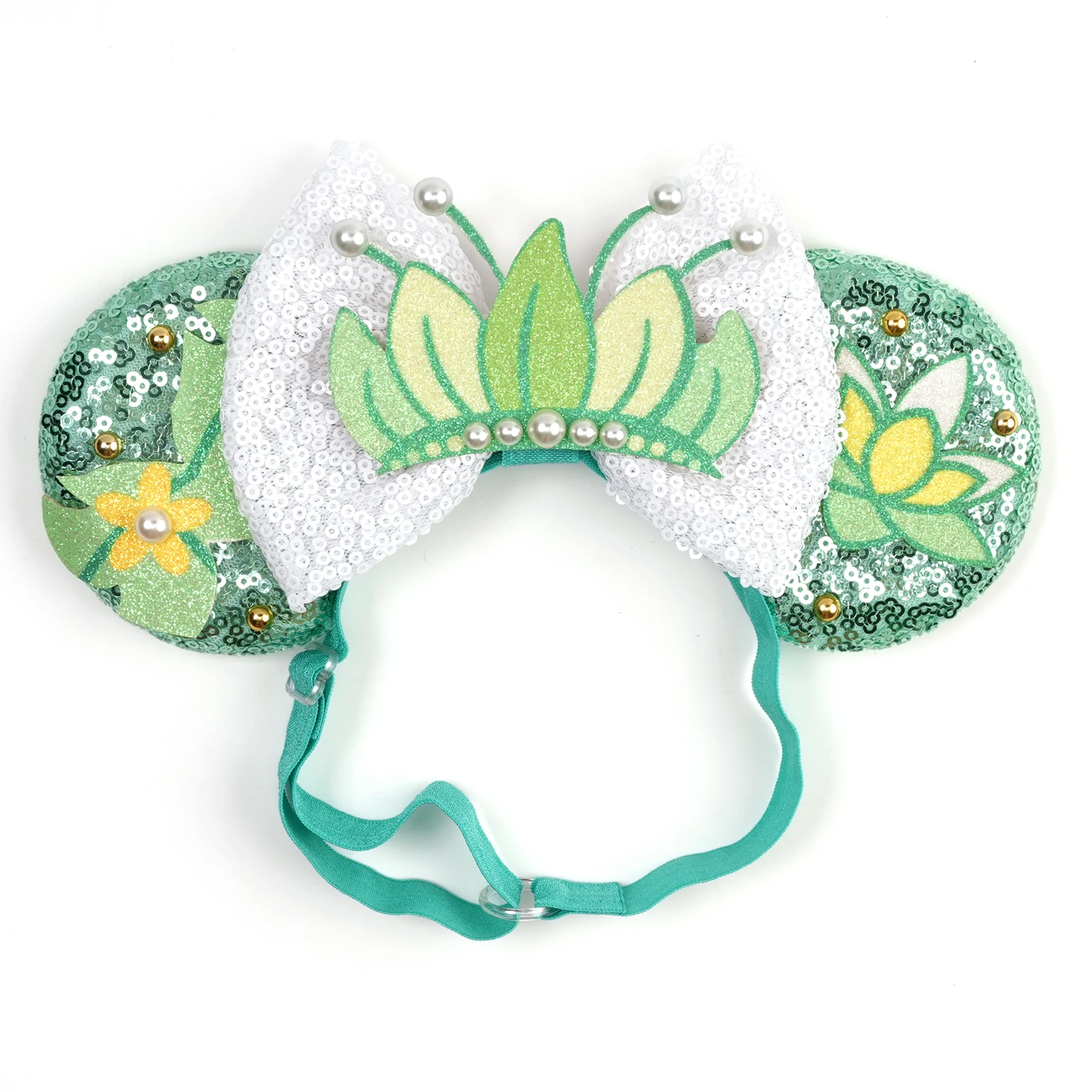 Diademas elásticas con orejas de princesa de Disney y Mickey Mouse, accesorios para el cabello para fiesta, diadema ajustable con diseño de pájaro para niñas y niños