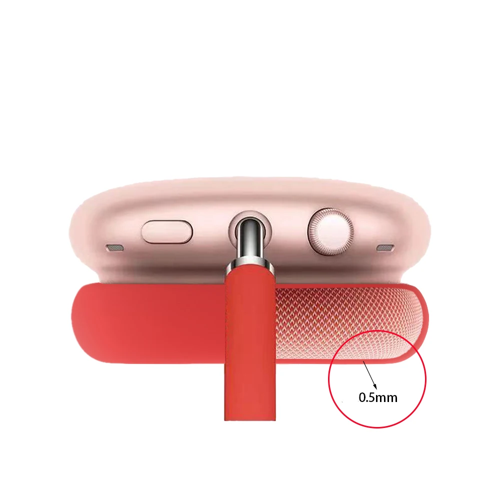 1 Pair Replacement Silicone Ear Pads For AirPods Max Cushion Cover Headphone Headsets EarPads Earmuff Protective Case Sleeve