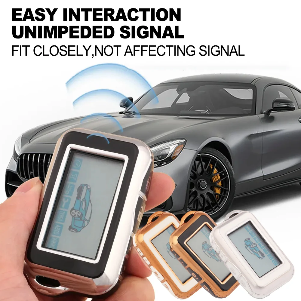 1 Pcs Car For Starline E60 E90 E91 Shell Cover Russian E90 Two Way Car Alarm System Car Key Bag Protective Cover