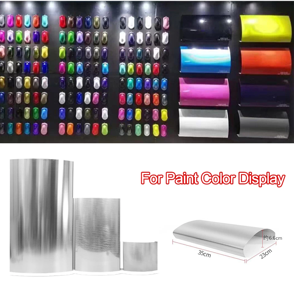 Curved Metal Car Painting Test Display Panel For Powder Coating,Spray Finish Sample Panel, Plasti Dip Color Testing MO-A16