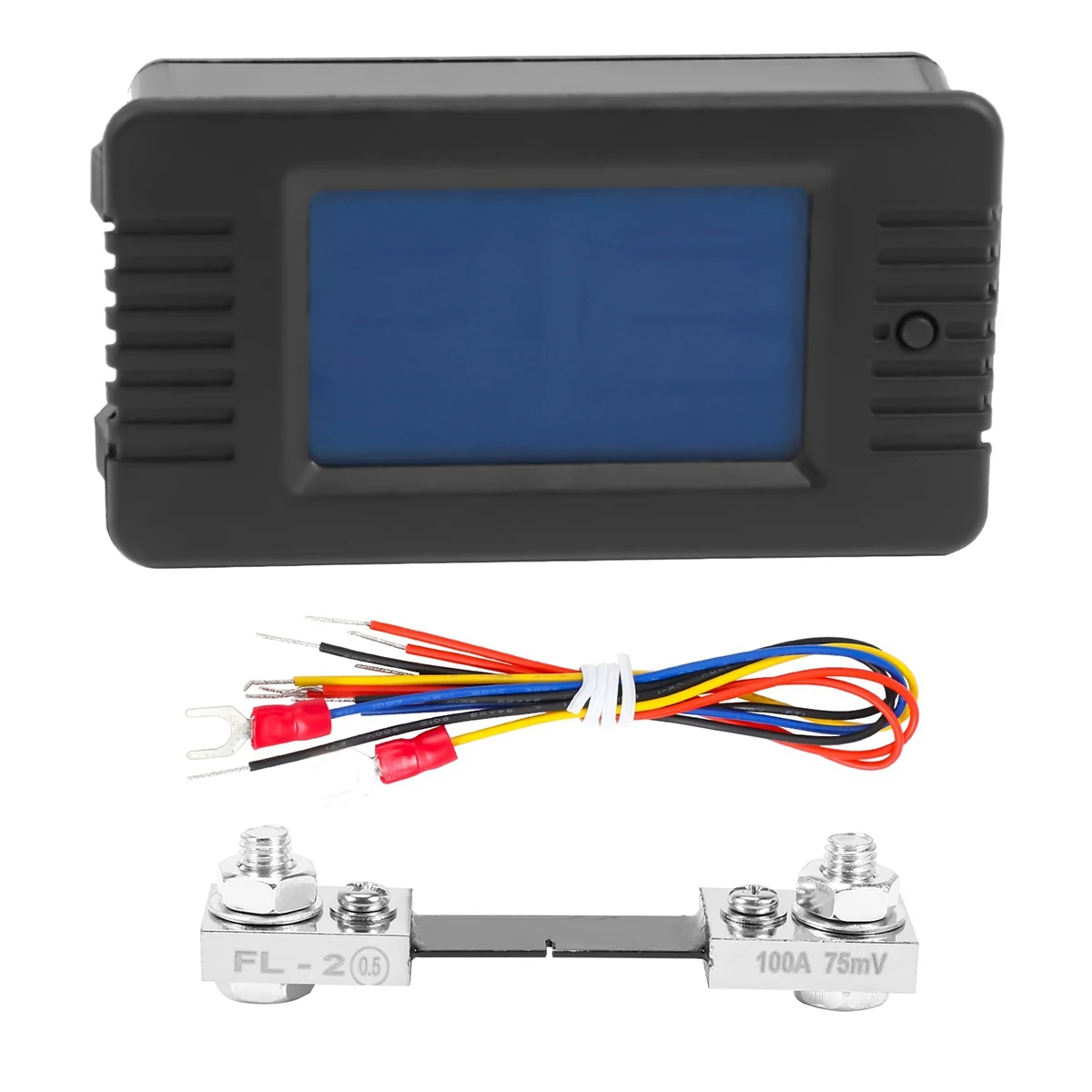 GOOD-PZEM015 デジタル DC 0-200V 電圧電流シャント車のバッテリーテスター電圧計モニター 12V 24V 48V