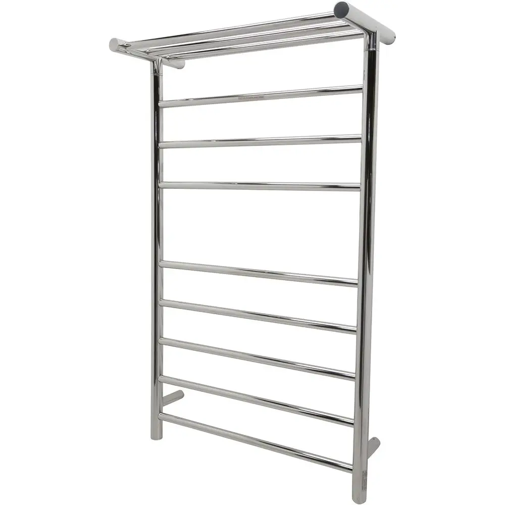 

Электрический настенный полотенцесушитель Eve 8 Bar с верхней полкой, матовый никель, энергоэффективный, 93 Вт, с электрическим подключением