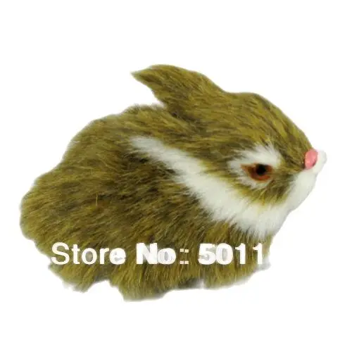 free shipping lucky charm artificial crafts animal rabbit toy small rabbit mini rabbit birthday gift