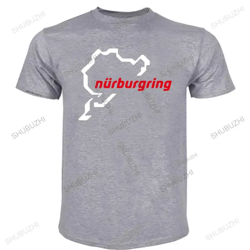 Luxuriöses Herren-T-Shirt aus Baumwolle mit O-Ausschnitt, heiß begehrt, klassisches Design, Auto, die Rennstrecke Nürburgring, lockere Oberteile für Ihn, Übergröße – Detail 8