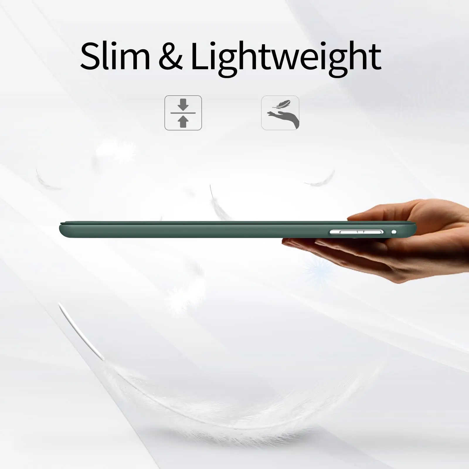 Para ipad mini 5 2019/mini 4 3 2 1 7.9 polegadas, escudo de silicone macio com suporte triplo folio capa inteligente para ipad mini 5 4 3 2 1