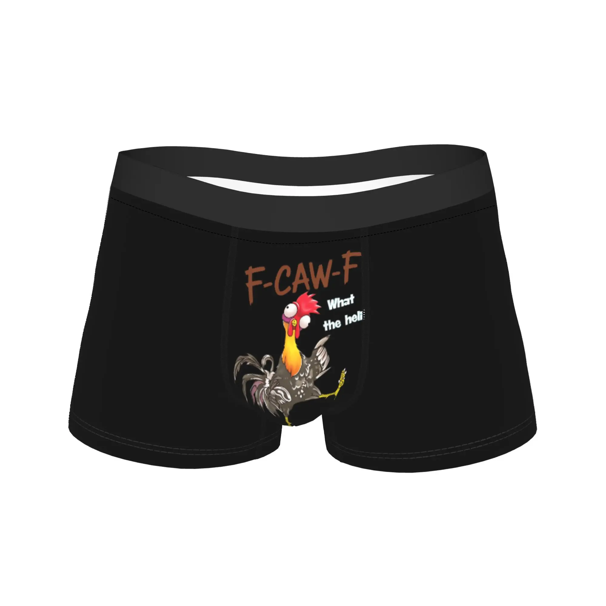 

Chicken F-CAW-F Underwear Custom DIY Trunk Hot Sale Men Panties Comfortable Boxer Brief Gift Idea