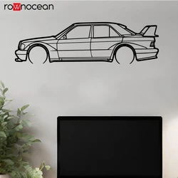 Classic Silhouette Wall Art, Gift For Car Lovers, Car Gifts For Him, Personalized, wall murals Christmas Gift S651