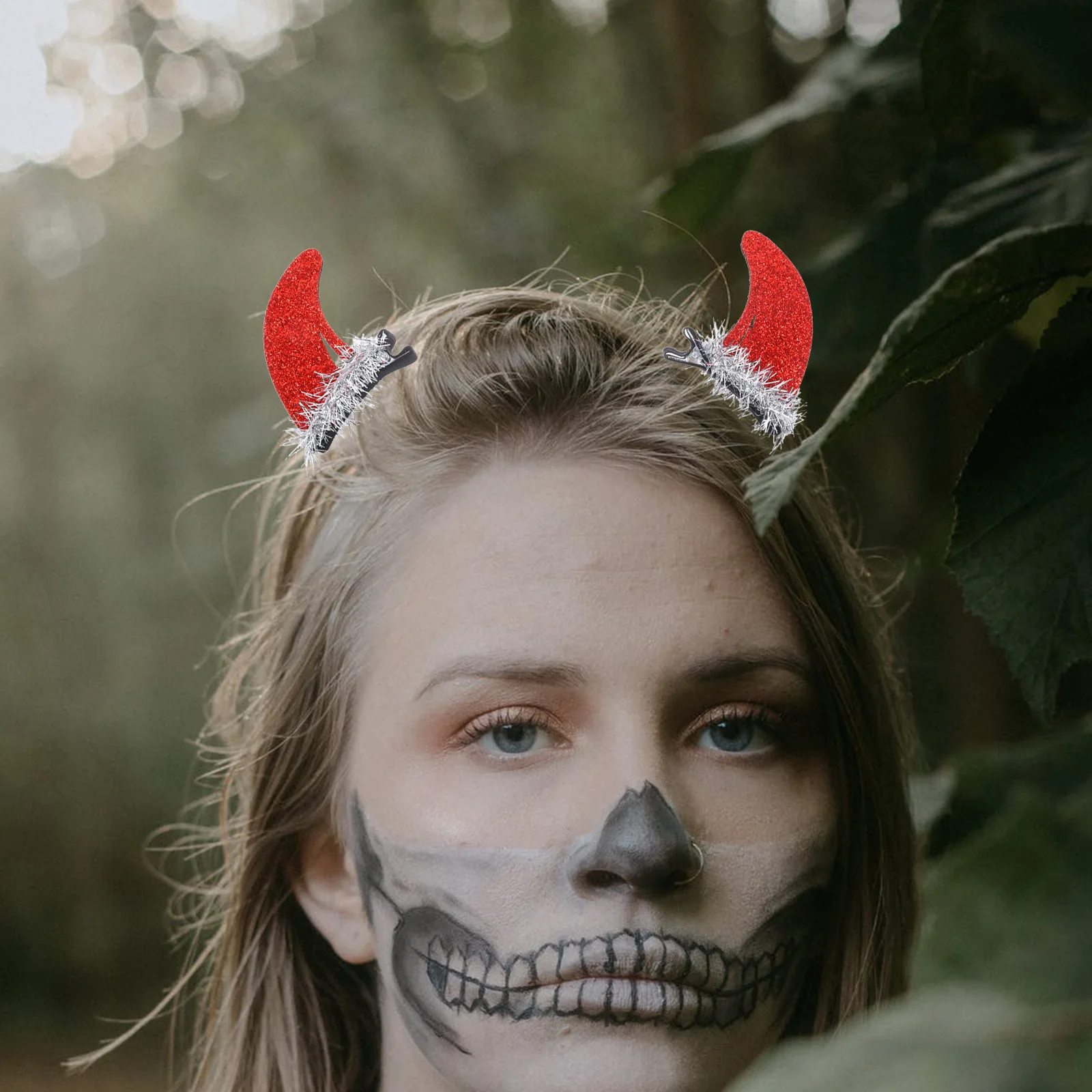 

Horn Clips Halloween Hair For Women Halloween Party Accessories Women Teens Girls Gothic Hair Accessories