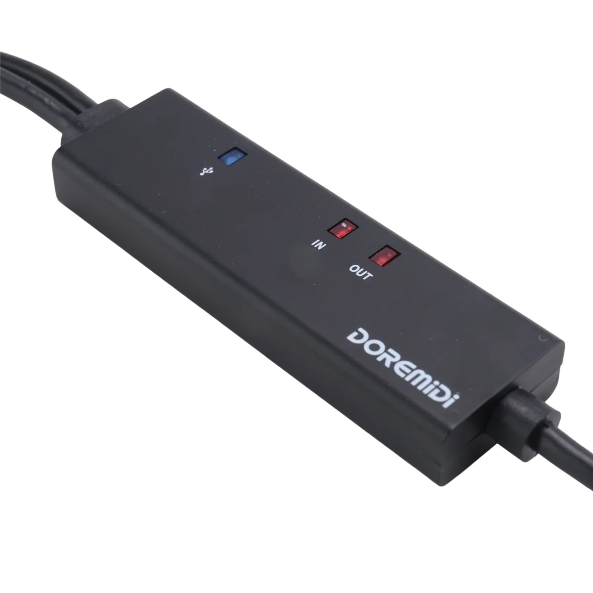 A98TDOREMiDi MTU-10 MIDI para cabo USB Conversor MIDI USB com luz indicadora Chip de processamento FTP