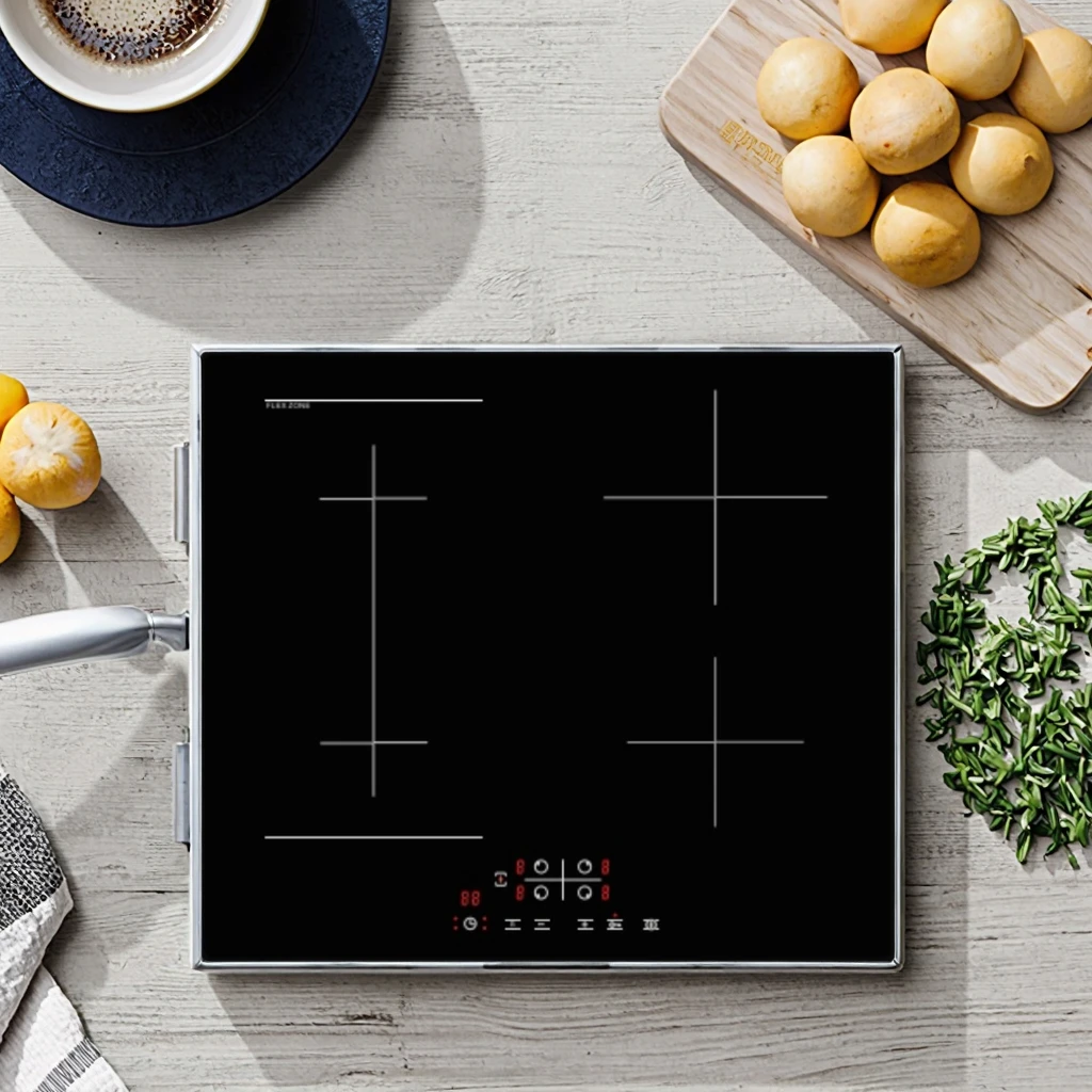 Cocina de Inducción inteligente de 4 quemadores para cocina, portátil eléctrico incorporado impermeable para uso doméstico, fabricado en China