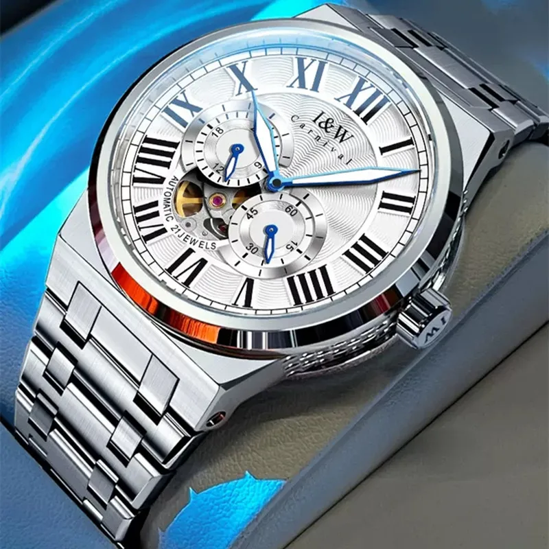 

Montre CARNIVAL Mens Mechanical Watches Brand Luxury Dress Automatic Watches for Men MIYOTA Movement Waterproof Man Reloj Hombre