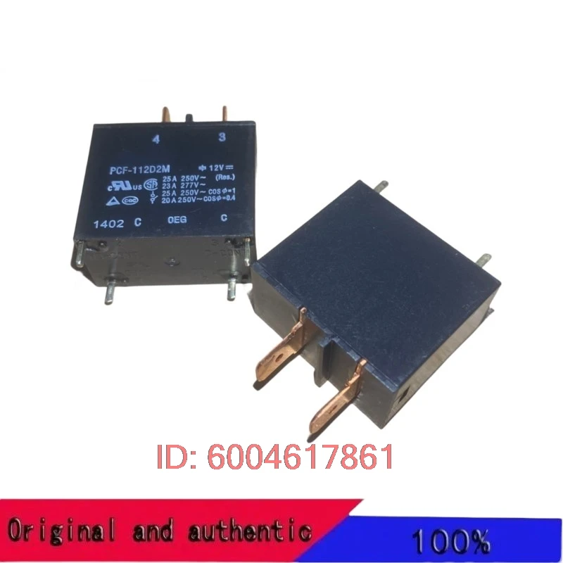 

5 шт. 20A 25A 12 В PCF-112D1M-2 PCF-112D1M PCF-112D2M 12VDC РЕЛЕ
