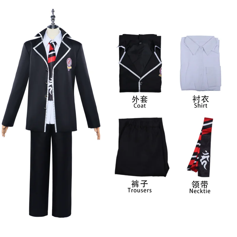 Okumura Rin Anime Fantasias de Cosplay masculinas, Exorcista Azul, Uniforme Shimane, Festa de Halloween, Vestir