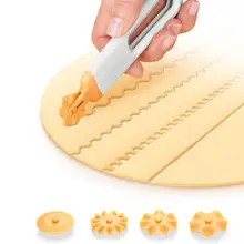Herramienta de plástico para hornear, rueda de red para Pizza, pastelería, rodillo de celosía, cortador para masa, galleta, pastel, artesanía, accesorios de cocina