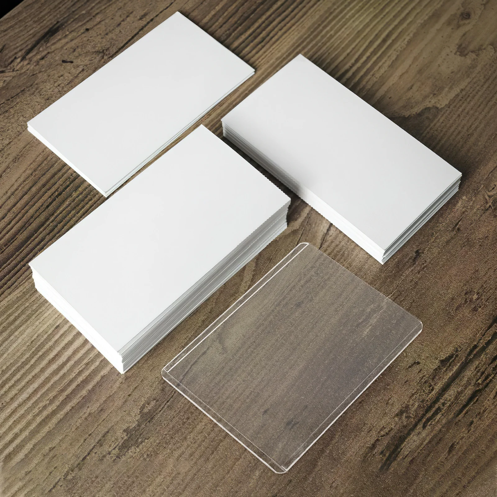 25 uds tarjetero de PVC funda protectora para tarjetas funda para insignia para oficina escuela trabajo tarjetas de identificación funda para insignia