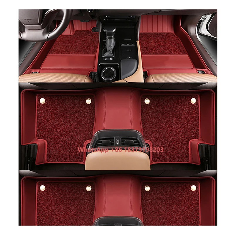 

Custom Fit Car Floor Mat Cowhide ECO Material for 98% Over 3000 Models 6 Seats 7 Seats Car for Only Left Hand Drive Dropshipping