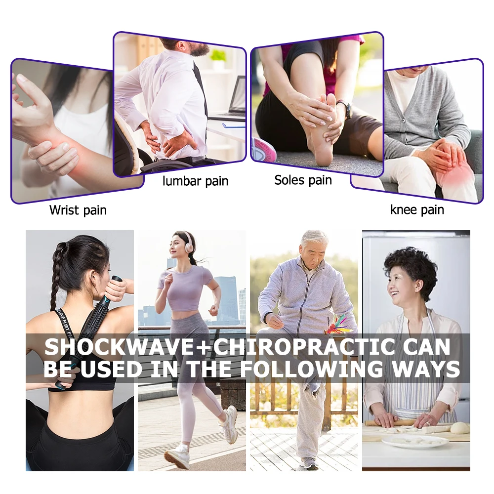 آلة العلاج بالمستخدمين لعلاج الضعف الجنسي والضعف الجنسي وتخفيف آلام العمود الفقري تدليك الاسترخاء 2 في 1 مدلك 300MJ #5