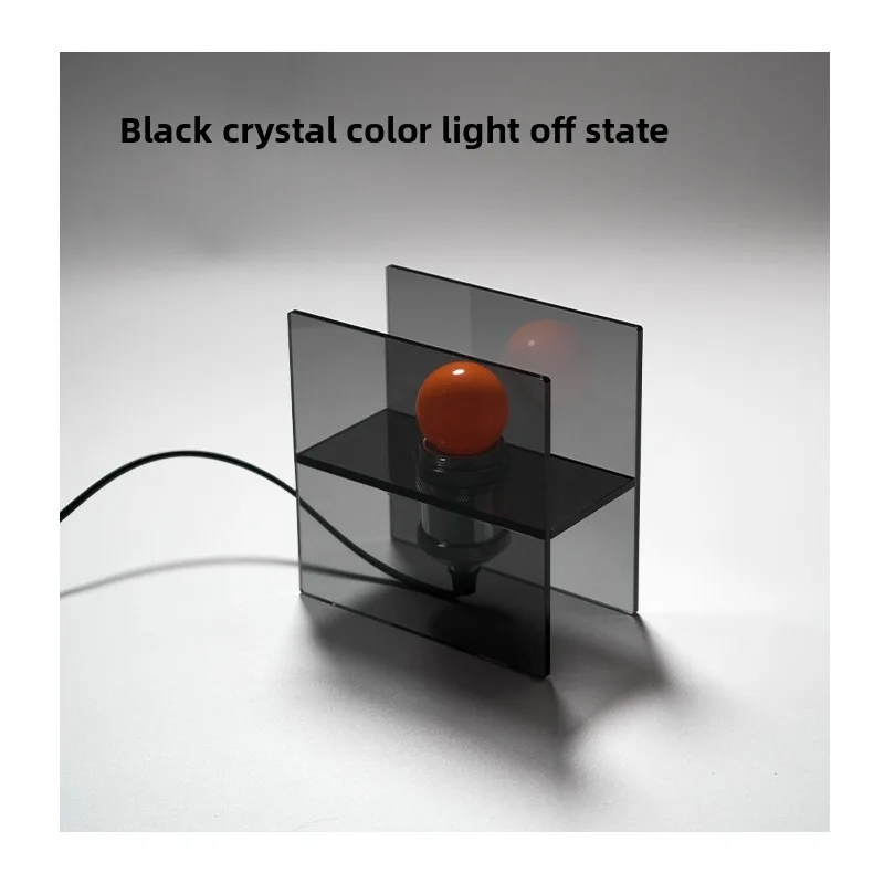 2026 블랙 크리스탈 INS 책상 램프 침실 침대등 장식