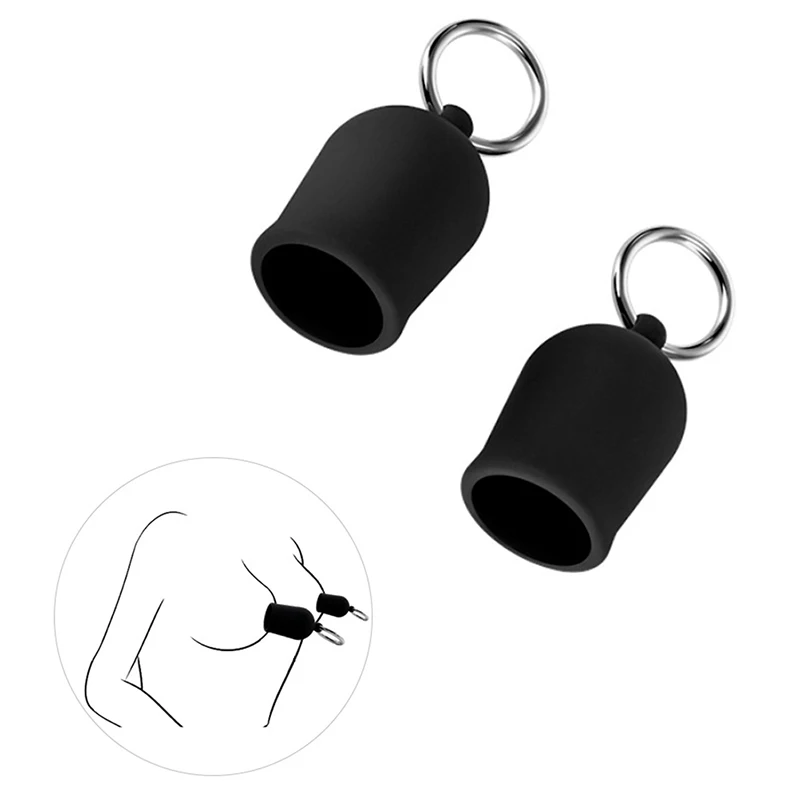 

2pc Nipple Clamps Bdsm Sucker Breast Pump Suction Cup Therapy Vacuum Pump Breast Clip Simulator Enhancer Massage Toy