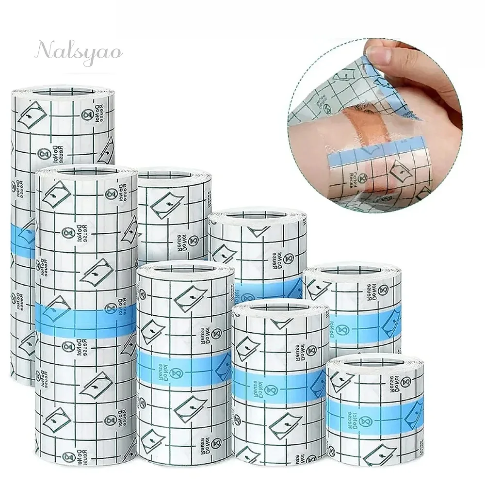 Waterproof PU Film Tape for Tattoo Aftercare Healing Protective Skin Adhesive Bandage First Aid Travel Kit