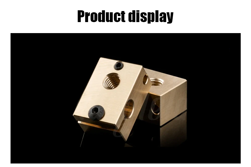Trianglelab Prusa MINI Hotend Upgrade-Kit Titan-Legierung HEATBREAK Messing HEATBLOCK für Prusa MINI Hochtemperatur V6 DÜSE – Detail 6