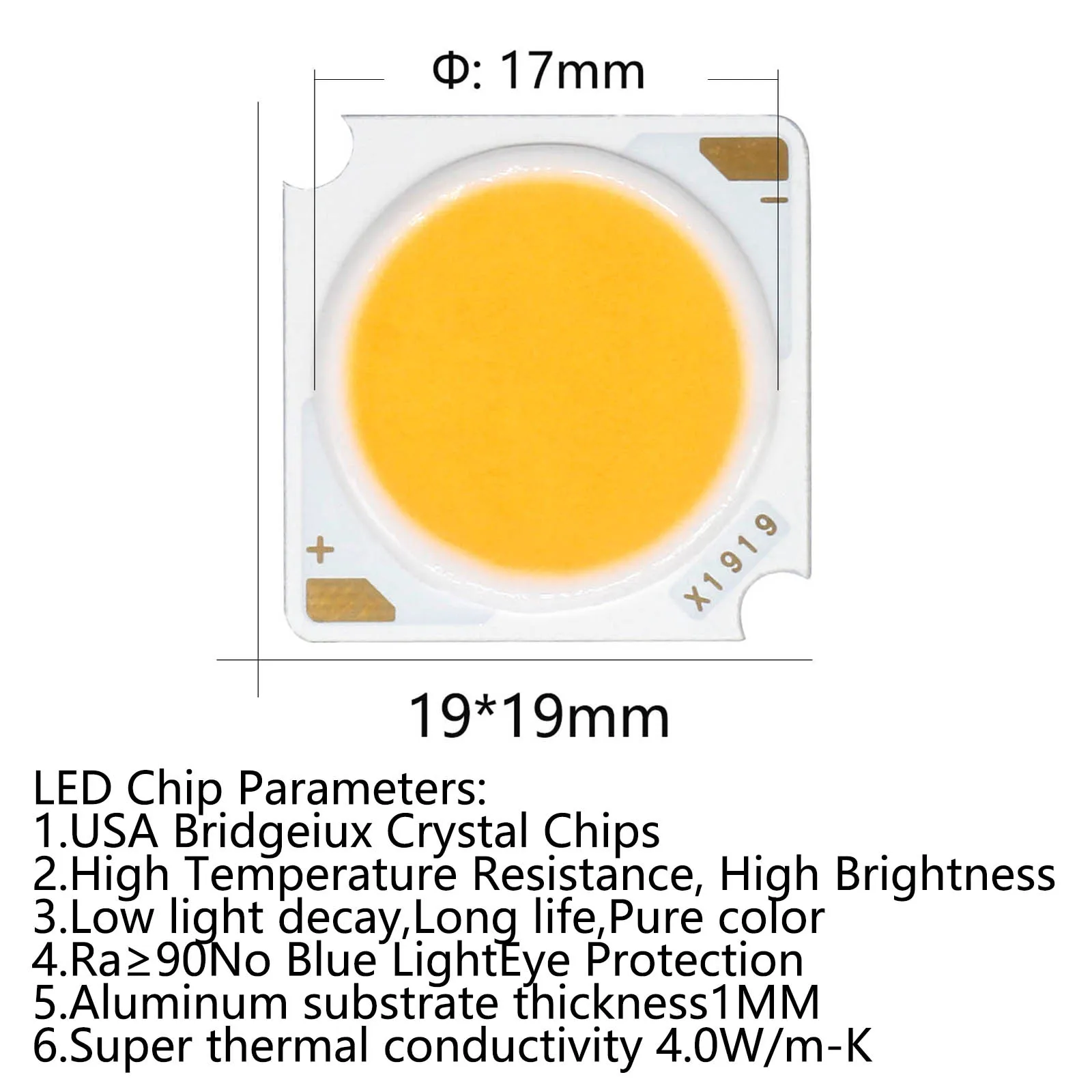Zestaw wysokiej jasności 10W 20W 30W 50W DC30-33V LED COB Bridgelux Chip Matrix i wodoodporny sterownik LED do żarówek LED DIY — zdjęcie 3