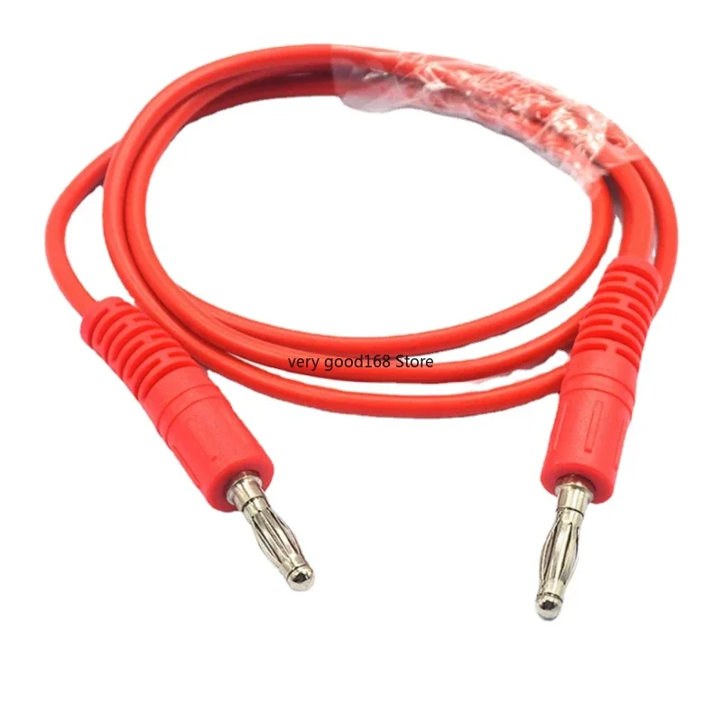 Crocodile Clip Line Banana Plug to Crocodile Clip with Line Power Supply Test Wire Connecting Line Red and Black 2 Lines 4 Clips