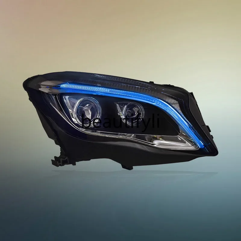 

GLA headlight assembly 15-19 modified high-end LED lens headlight daytime running light turn signal