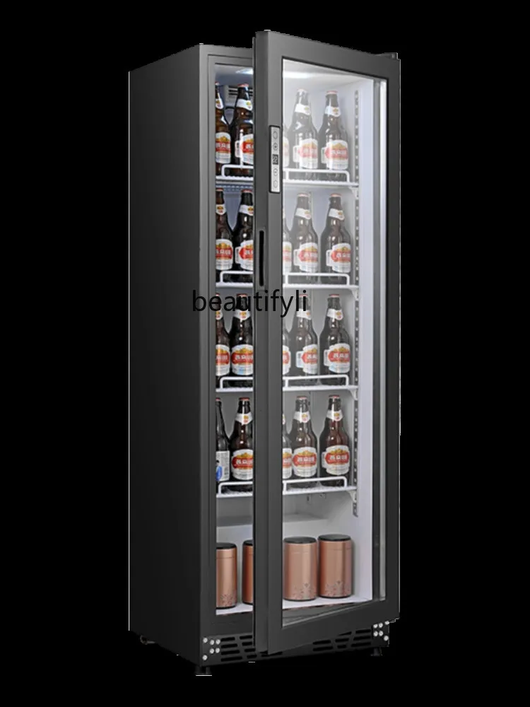 Refrigerated Display Cabinet Ice Bar Commercial Beverage Fresh Cabinet Food Sample Cabinet