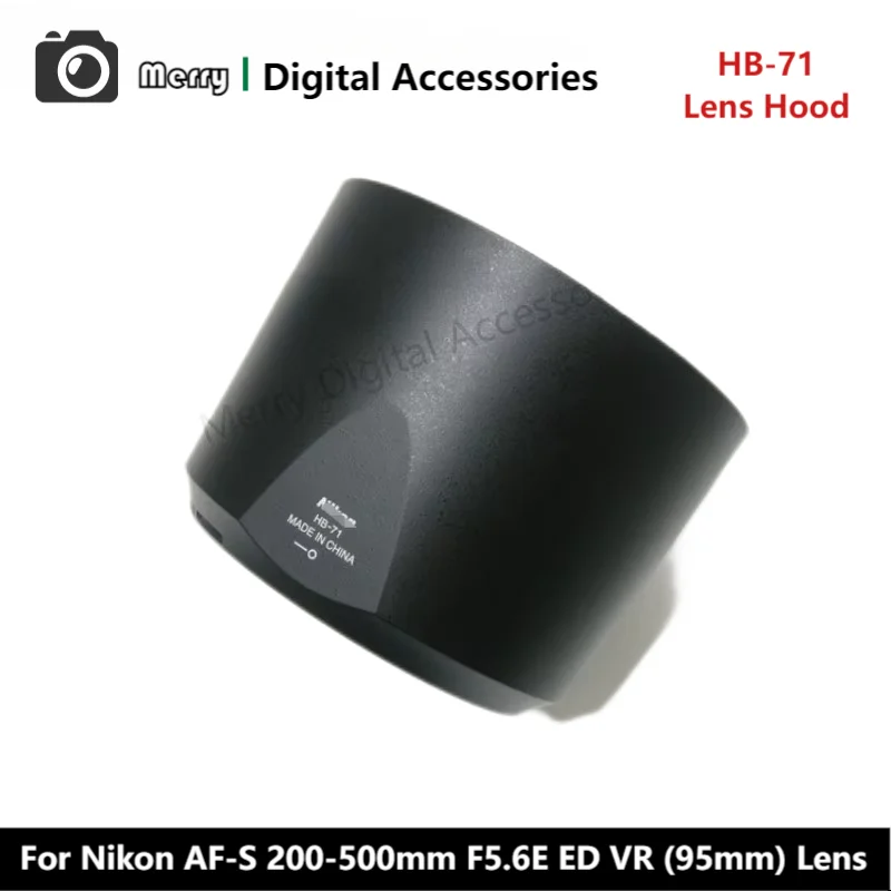 New Original Genuine Front Lens Hood HB-71 For Nikon AF-S NIKKOR 200-500mm F5.6E ED VR (95mm)Lens AF-S200-500 AFS200-500 200-500