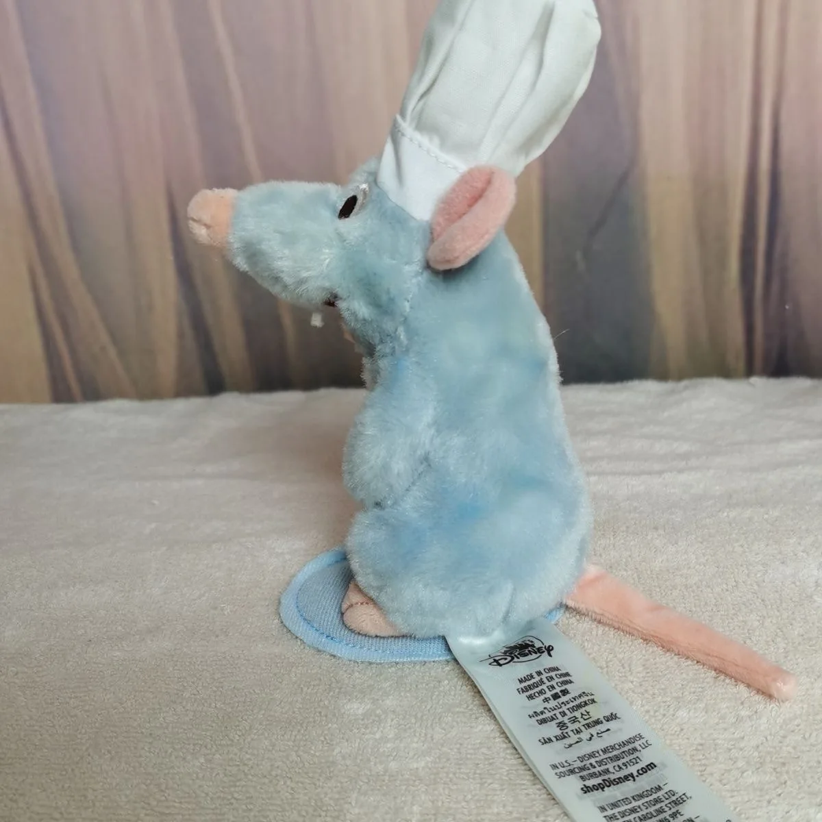 15CM Can Stand Disney Ratatouille Hairband Hairpin Plush Doll Decoration Handmade Headband French Food Story Surrounding Gifts