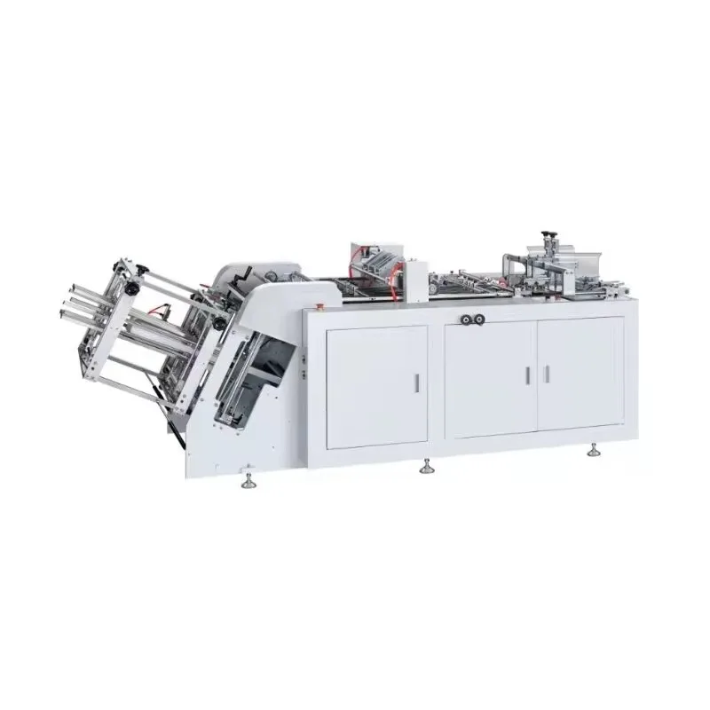 Full Automatic Hamburger Box Making Machine Paper Forming Equipment Carton Erecting Unit Pizza Burger Lunch Box Maker 160pcs/min