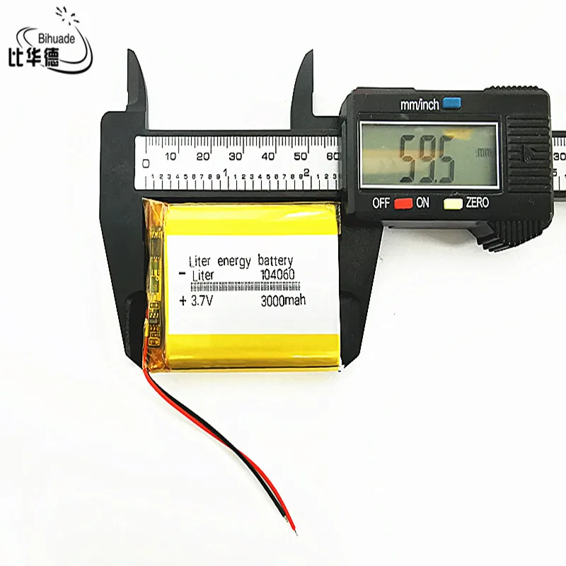 3.7V,3000mAH 104060 polimerowy akumulator litowo-jonowy/litowo-jonowy do tabletu pc BANK,GPS,mp3,mp4