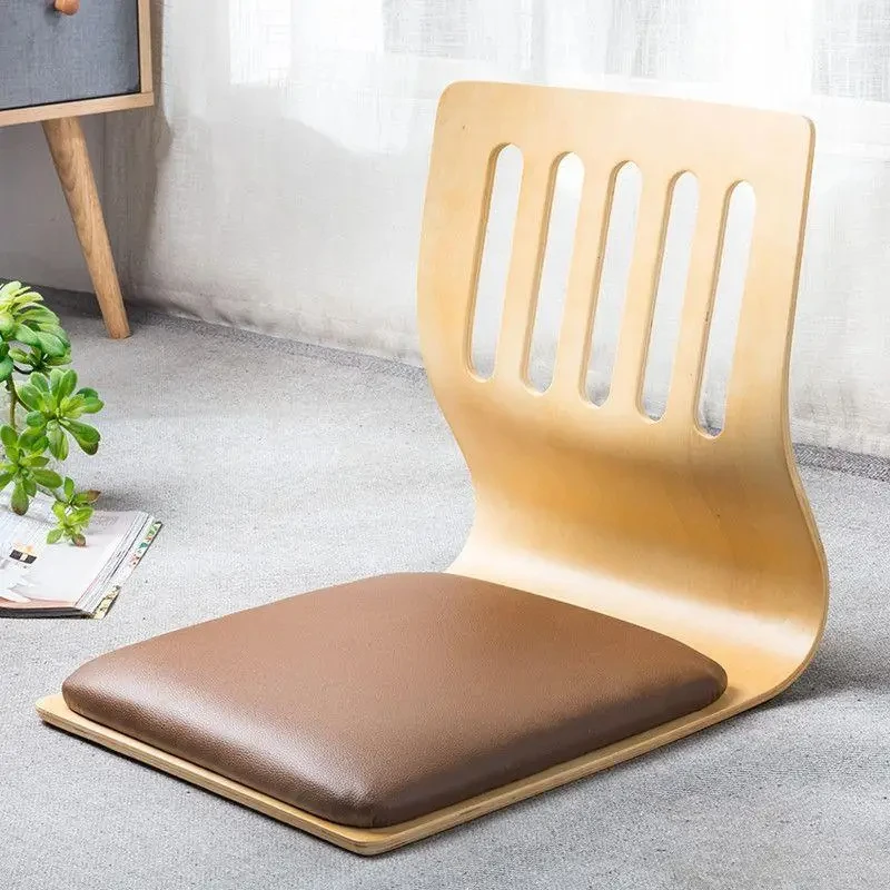 Creative Japanese Lazy Tatami Chair Home Living Room Sofa Bedroom Balcony Floor Back-Up Chair Legless Chair Indoor Chair