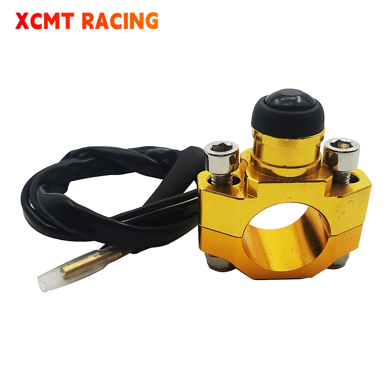 CNC Universal Motorcycle Engine Stop Start Kill Switch Momentary Push Button Switch For Yamaha Kawasaki KTM Honda CRF YZF KXF RM