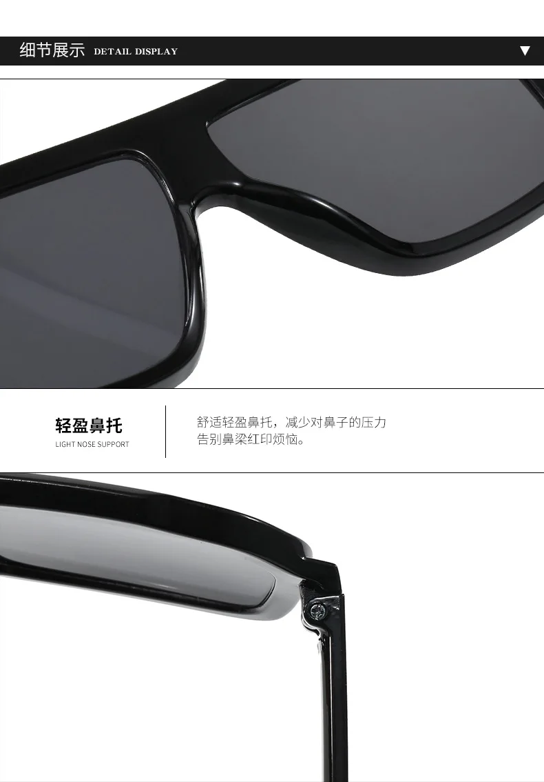 Neue Pilot Vintage Quadratische Sonnenbrille für Damen und Herren Rechteckige Sonnenbrillen Weibliche Brillen Sonnenbrillen für Männer und Frauen – Detail 15